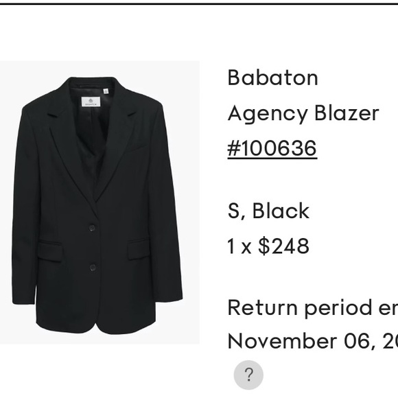 Babaton Blazer - Picture 2 of 2